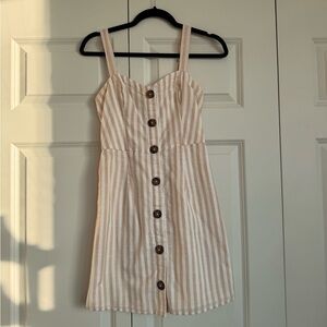 Abercrombie & Fitch 100% Cotton Button-Front Mini Dress - Size S